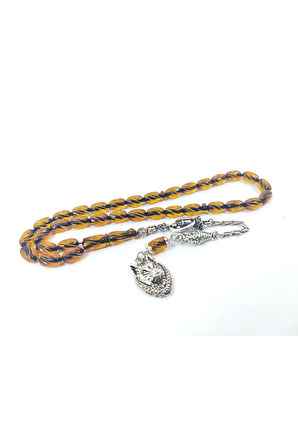 Bu Fiyata Yok! Şevket Alkan Usta Eseri Full Kalem İşçilikli Ateş-i Kehribar Sertifikalı 6366