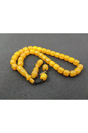 Muhammed Dabbas Usta Eseri İmzalı 2 Kat Cilalı Sıkma Kehribar Sertifikalı 6382