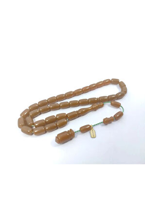 Hayyani Usta Eseri İmzalı 2 Kat Cilalı Rengin Zirvesi Sıkma Kehribar Sertifikalı 6389