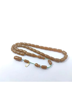 Hayyani Usta Eseri İmzalı 2 Kat Cilalı Rengin Zirvesi Sıkma Kehribar Sertifikalı 6389