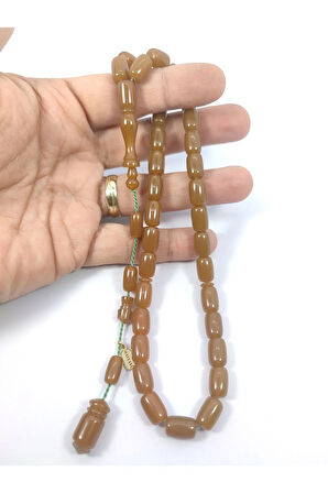 Hayyani Usta Eseri İmzalı 2 Kat Cilalı Rengin Zirvesi Sıkma Kehribar Sertifikalı 6389