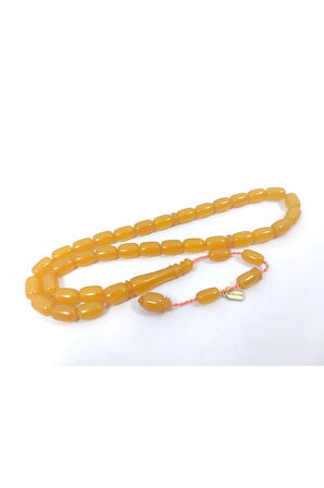 Hayyani Usta Eseri İmzalı 2 Kat Cilalı Rengin Zirvesi Sıkma Kehribar Sertifikalı 6390