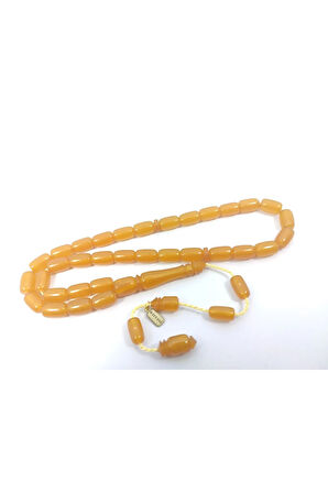 Hayyani Usta Eseri İmzalı 2 Kat Cilalı Rengin Zirvesi Sıkma Kehribar Sertifikalı 6391