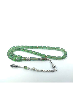 Şevket Alkan Usta Eseri 925 Ayar Gümüş Nakkaş Ateş-i Kehribar Sertifikalı 6394