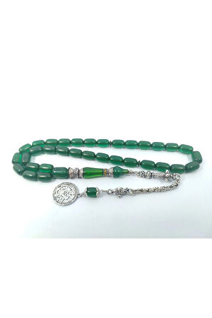 Şevket Alkan Usta Eseri 925 Ayar Gümüş Nakkaş Ateş-i Kehribar Sertifikalı 6395