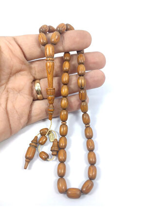 Mustafa Uysal Usta Eseri Nadir Tür Halkalı İmame Kafur Ağacı Sertifikalı 6427