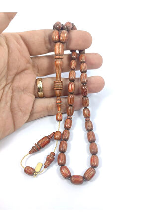 Mustafa Uysal Usta Eseri Nadir Tür Halkalı İmame Kafur Ağacı Sertifikalı 6431