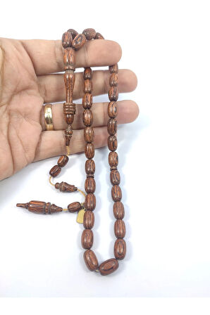 Mustafa Uysal Usta Eseri Nadir Tür Halkalı İmame Kafur Ağacı Sertifikalı 6432