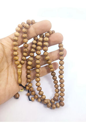 Halil Hilmi Usta Kuru Torna Eski Usul Kördiken Ağacı Namaz Tesbihi Sertifikalı 6454