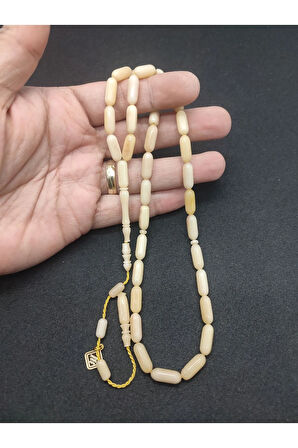 İskeçeli Cemil Usta Eseri Kendine Has Dokulu ve Kokulu 24.25 Gr Deve Kuşu Kemiği Sertifikalı 6475