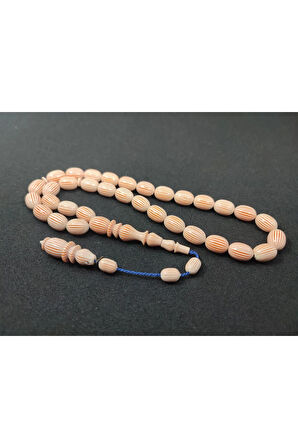 Başka Yerde Yok! Dalgıç Usta Eseri Nadir Malzeme İri Boy Çizgili Fransız Galalit Sertifikalı 6564