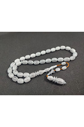 Başka Yerde Yok! Dalgıç Usta Eseri Nadir Malzeme İri Boy Çizgili Fransız Galalit Sertifikalı 6566