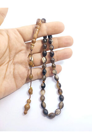 Furkan Gül Usta Eseri İmame Kombinli Nadir Tür Bizon Boynuzu Sertifikalı 6698