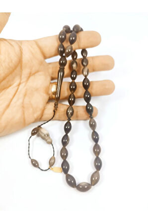 Furkan Gül Usta Eseri 2 Kat Cilalı İri Boy Nadir Tür Bufalo Boynuzu Sertifikalı 6727