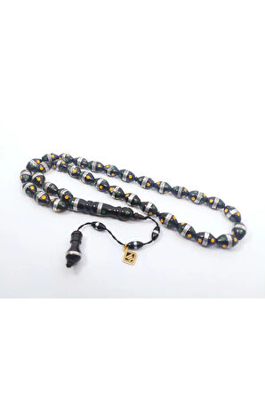 İskeçeli Cemil Usta Eseri 925 Ayar Gümüş Sarmal Mine İşlemeli İri Boy Kuka Sertifikalı İSK6754