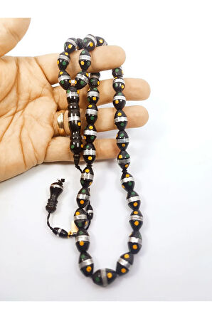 İskeçeli Cemil Usta Eseri 925 Ayar Gümüş Sarmal Mine İşlemeli İri Boy Kuka Sertifikalı İSK6754