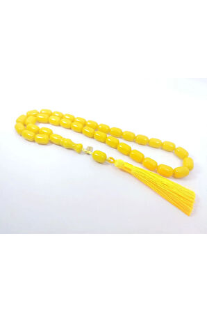 Ebu Zeyn Usta Eseri Eski Usül 12 Kat İpe Dizilmiş İri Boy Sıkma Kehribar Sertifikalı 6819