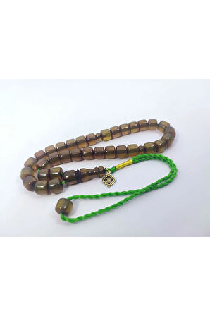 Junaid Hasan Usta Eseri Eski Usül 12 Kat Ipe Dizilmiş Antik Model Sıkma Kehribar Sertifikalı 6827