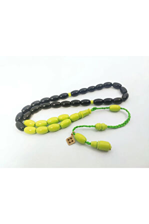 Junaid Hasan Usta Eseri Eski Usül 12 Kat İpe Dizilmiş Antik Model Sıkma Kehribar Sertifikalı 6836