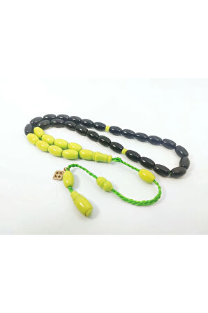 Junaid Hasan Usta Eseri Eski Usül 12 Kat İpe Dizilmiş Antik Model Sıkma Kehribar Sertifikalı 6836