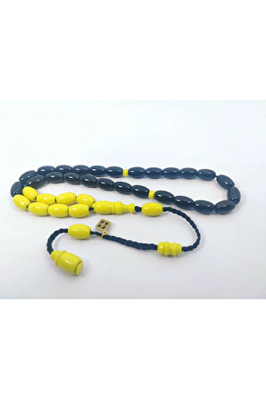 Junaid Hasan Usta Eseri Eski Usül 12 Kat İpe Dizilmiş Antik Model Sıkma Kehribar Sertifikalı 6837