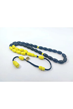 Junaid Hasan Usta Eseri Eski Usül 12 Kat İpe Dizilmiş Antik Model Sıkma Kehribar Sertifikalı 6837