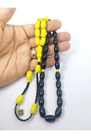 Junaid Hasan Usta Eseri Eski Usül 12 Kat İpe Dizilmiş Antik Model Sıkma Kehribar Sertifikalı 6837