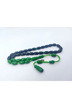 Junaid Hasan Usta Eseri Eski Usül 12 Kat İpe Dizilmiş Antik Model Sıkma Kehribar Sertifikalı 6842