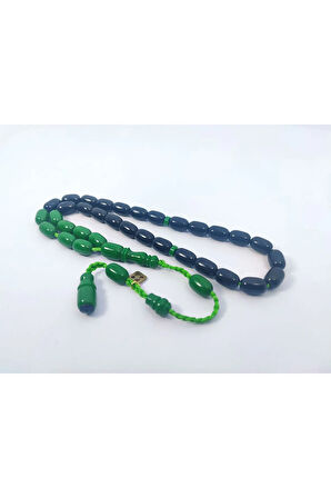 Junaid Hasan Usta Eseri Eski Usül 12 Kat İpe Dizilmiş Antik Model Sıkma Kehribar Sertifikalı 6842