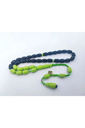 Junaid Hasan Usta Eseri Eski Usül 12 Kat İpe Dizilmiş Antik Model Sıkma Kehribar Sertifikalı 6847