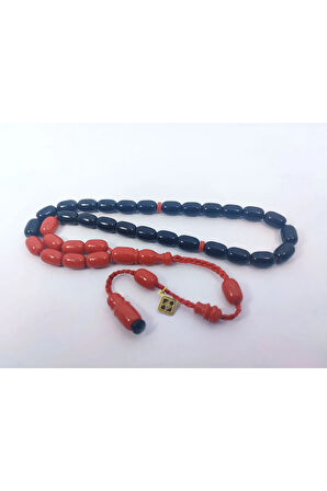 Junaid Hasan Usta Eseri Eski Usül 12 Kat İpe Dizilmiş Antik Model Sıkma Kehribar Sertifikalı 6849