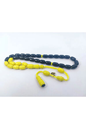 Junaid Hasan Usta Eseri Eski Usül 12 Kat İpe Dizilmiş Antik Model Sıkma Kehribar Sertifikalı 6851