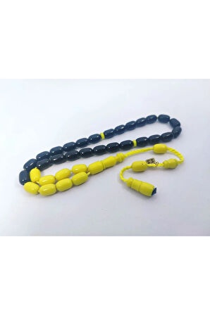 Junaid Hasan Usta Eseri Eski Usül 12 Kat İpe Dizilmiş Antik Model Sıkma Kehribar Sertifikalı 6851