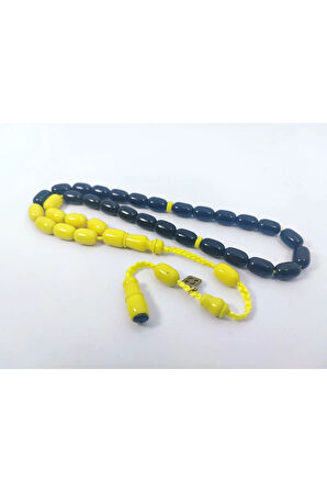 Junaid Hasan Usta Eseri Eski Usül 12 Kat İpe Dizilmiş Antik Model Sıkma Kehribar Sertifikalı 6851