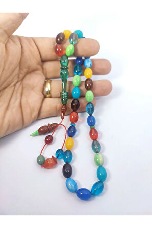 Ahmet Eryılmaz Usta Eseri 0.6 Delim Halkalı İmame 3 Kat Cila Ateş-i Kehribar Sertifikalı 6863