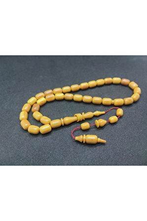 Ahmet Eryılmaz Usta Eseri 0.6 Delim Halkalı İmame 3 Kat Cilalı Sıkma Kehribar Sertifikalı 6875