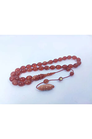 Muhammed Tacir Usta Eseri 0.6 Delim Kuru Torna 3 Kat Cilalı Sıkma Kehribar Sertifikalı 6876