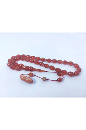 Muhammed Tacir Usta Eseri 0.6 Delim Kuru Torna 3 Kat Cilalı Sıkma Kehribar Sertifikalı 6876