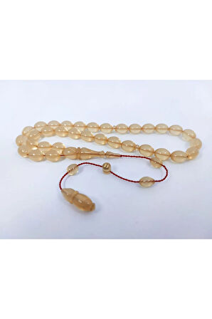 Muhammed Tacir Usta Eseri 0.6 Delim Kuru Torna 3 Kat Cilalı Alman Zar Kehribar Sertifikalı 6878