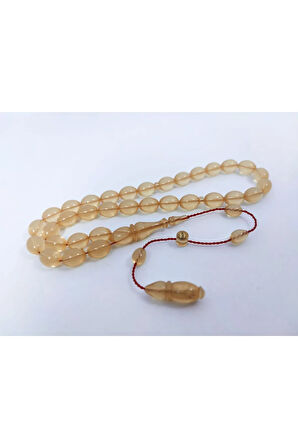 Muhammed Tacir Usta Eseri 0.6 Delim Kuru Torna 3 Kat Cilalı Alman Zar Kehribar Sertifikalı 6878