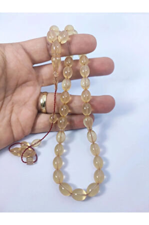 Muhammed Tacir Usta Eseri 0.6 Delim Kuru Torna 3 Kat Cilalı Alman Zar Kehribar Sertifikalı 6878