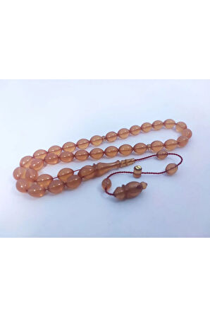 Muhammed Tacir Usta Eseri 0.6 Delim Kuru Torna 3 Kat Cilalı Yemen Zar Kehribar Sertifikalı 6880