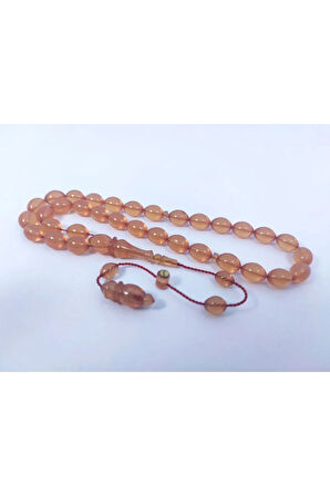 Muhammed Tacir Usta Eseri 0.6 Delim Kuru Torna 3 Kat Cilalı Yemen Zar Kehribar Sertifikalı 6880