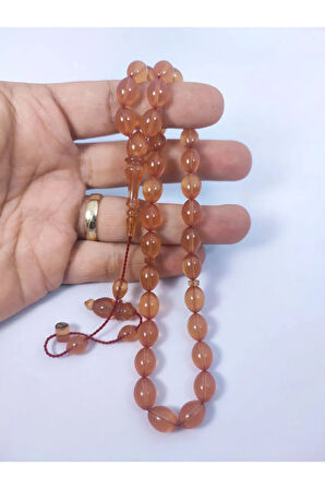 Muhammed Tacir Usta Eseri 0.6 Delim Kuru Torna 3 Kat Cilalı Yemen Zar Kehribar Sertifikalı 6880