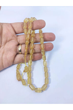 Şevket Buğruca Usta Eseri 0.6 Delim Kuru Torna 3 Kat Cilalı Sıkma Kehribar Sertifikalı 6887