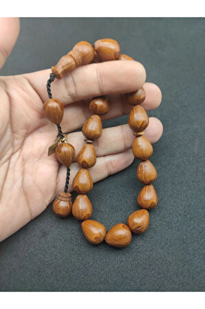 Hakan Kaya Usta Eseri Tamamen El İşi Kuru Torna Maskot Andız Ağacı Sertifikalı 6924