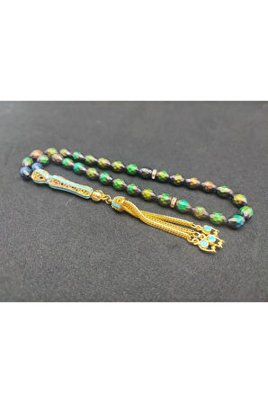 Telkari Püskül Kombinli El Isısına Göre 7 Farklı Renk Değiştiren His Taşı Sertifikalı 6930