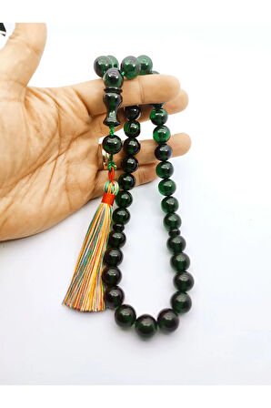 Ebu Zeyn Usta Eseri Eski Usül 12 Kat İpe Dizilmiş İri Boy Necef Sertifikalı 7199