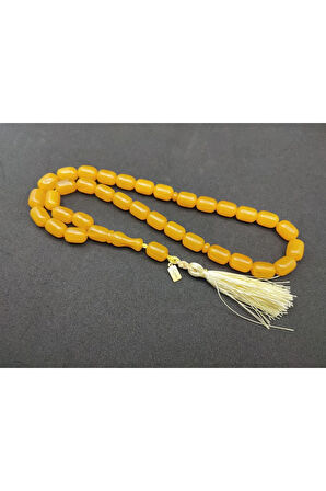 Ebu Zeyn Usta Eseri Eski Usül 12 Kat İpe Dizilmiş İri Boy Sıkma Kehribar Sertifikalı 7203