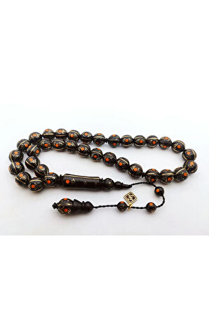 Halil Hilmi Usta Eseri 4 lü Yarma Model Çakımlı ve Mineli Kuka Sertifikalı 7296